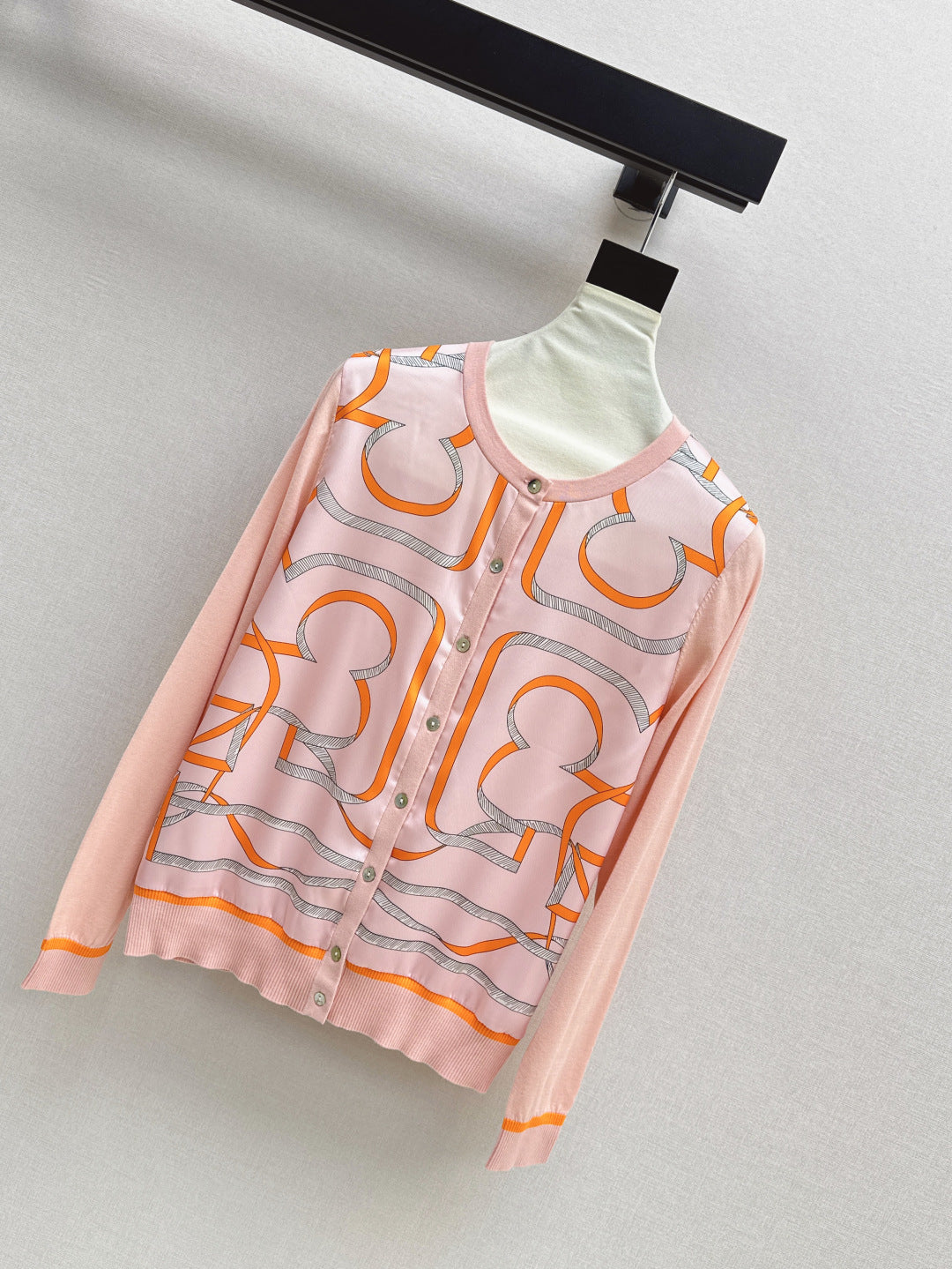 25ss printed cardigan