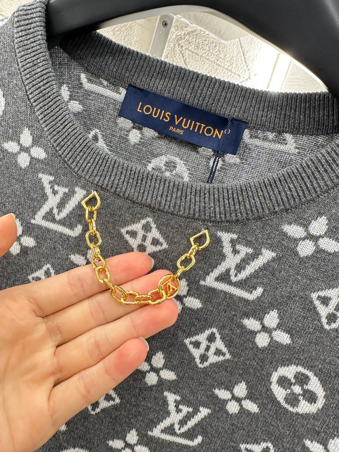 2025 new product Chain knitted long sleeves