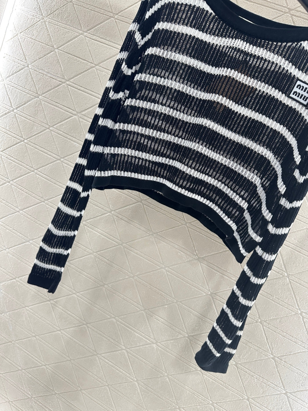 2025 new product Knitted long-sleeved top
