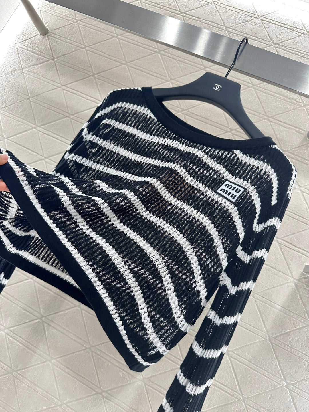 2025 new product Knitted long-sleeved top