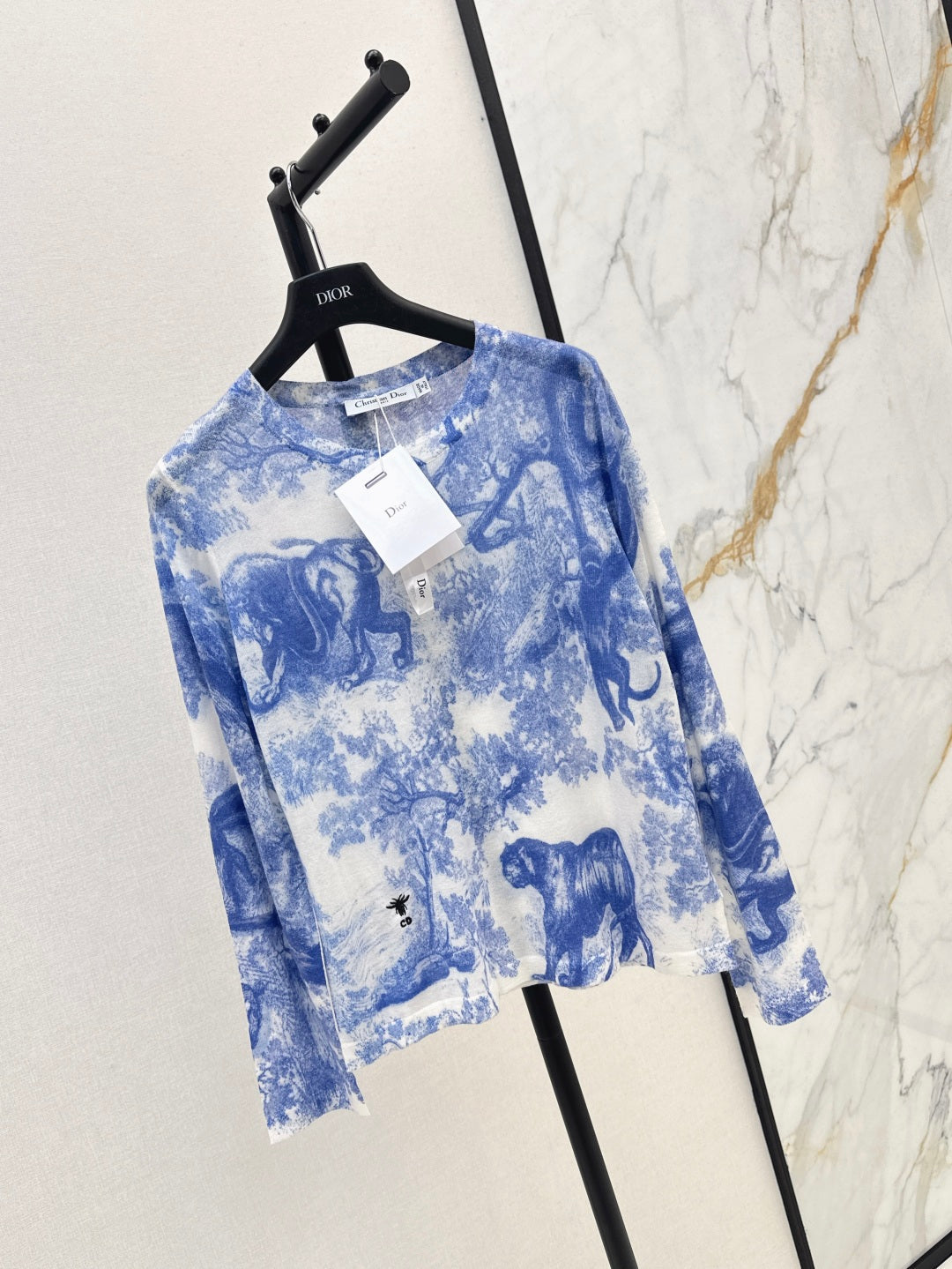 25fw printed knit shirt