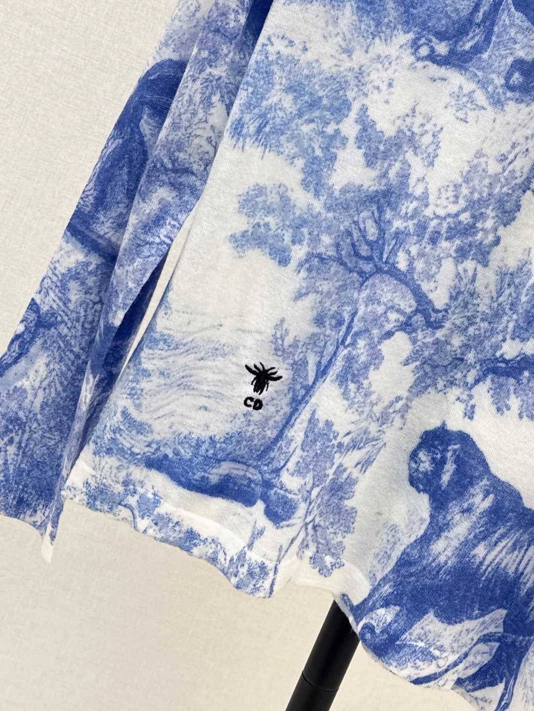 25fw printed knit shirt