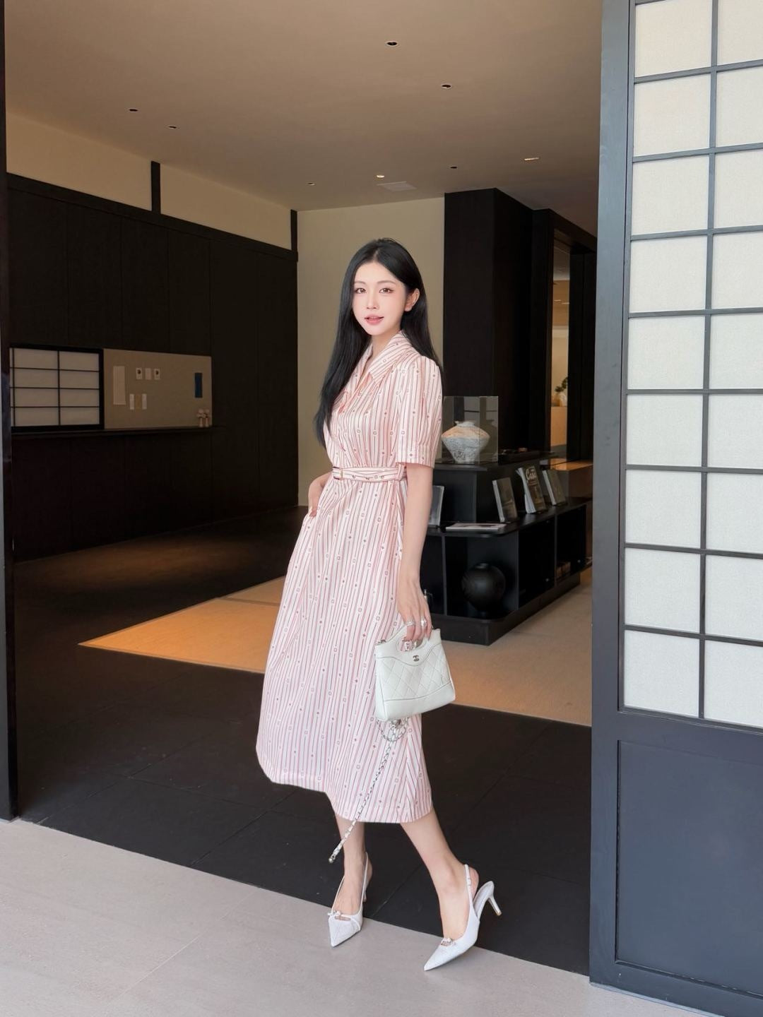 25fw printed dress