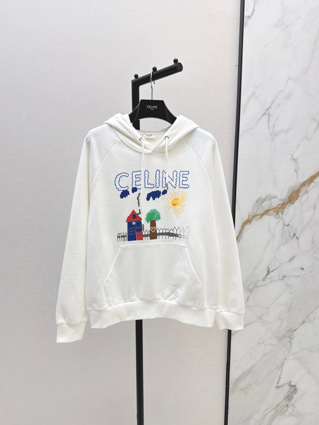 25fw printed hoodie
