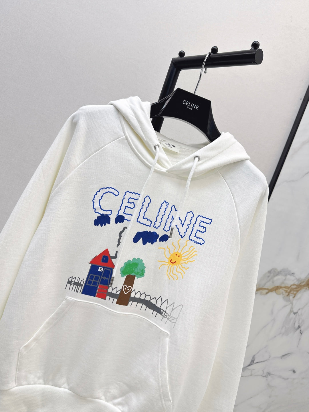 25fw printed hoodie