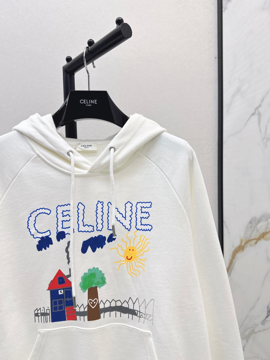 25fw printed hoodie