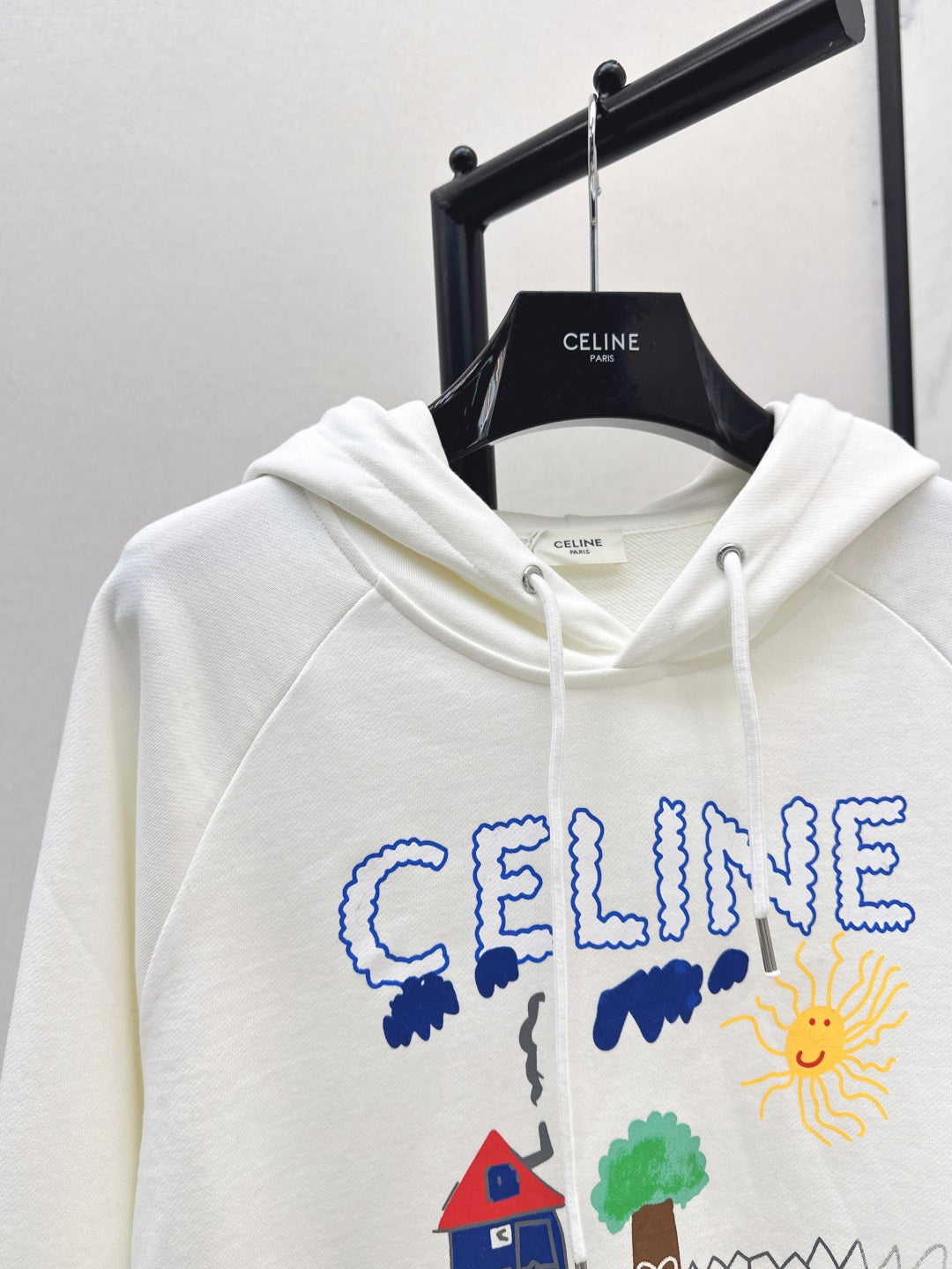 25fw printed hoodie