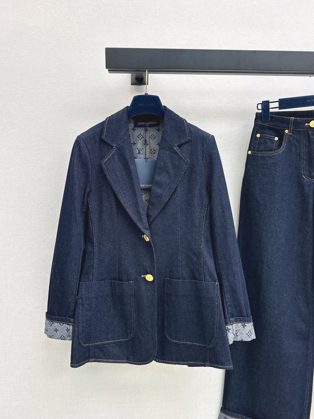 25fw denim blazer