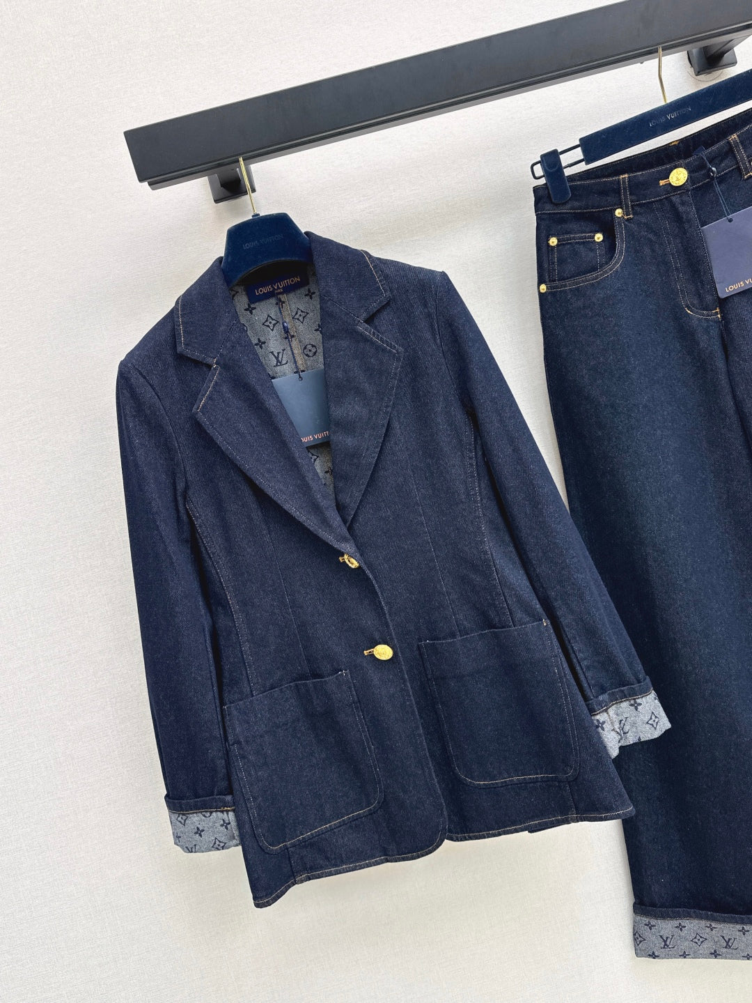 25fw denim blazer