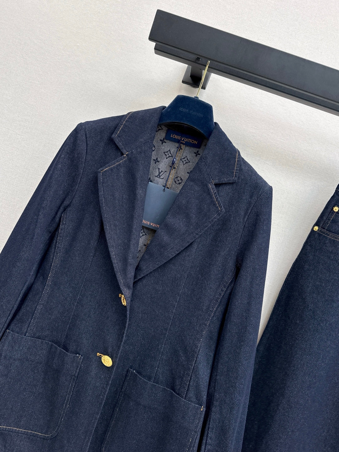 25fw denim blazer