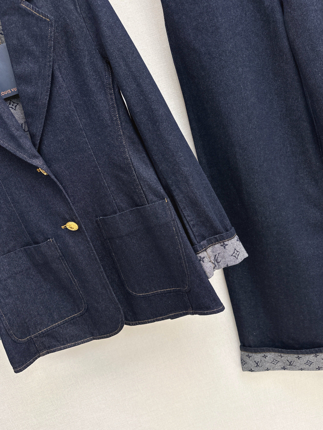 25fw denim blazer