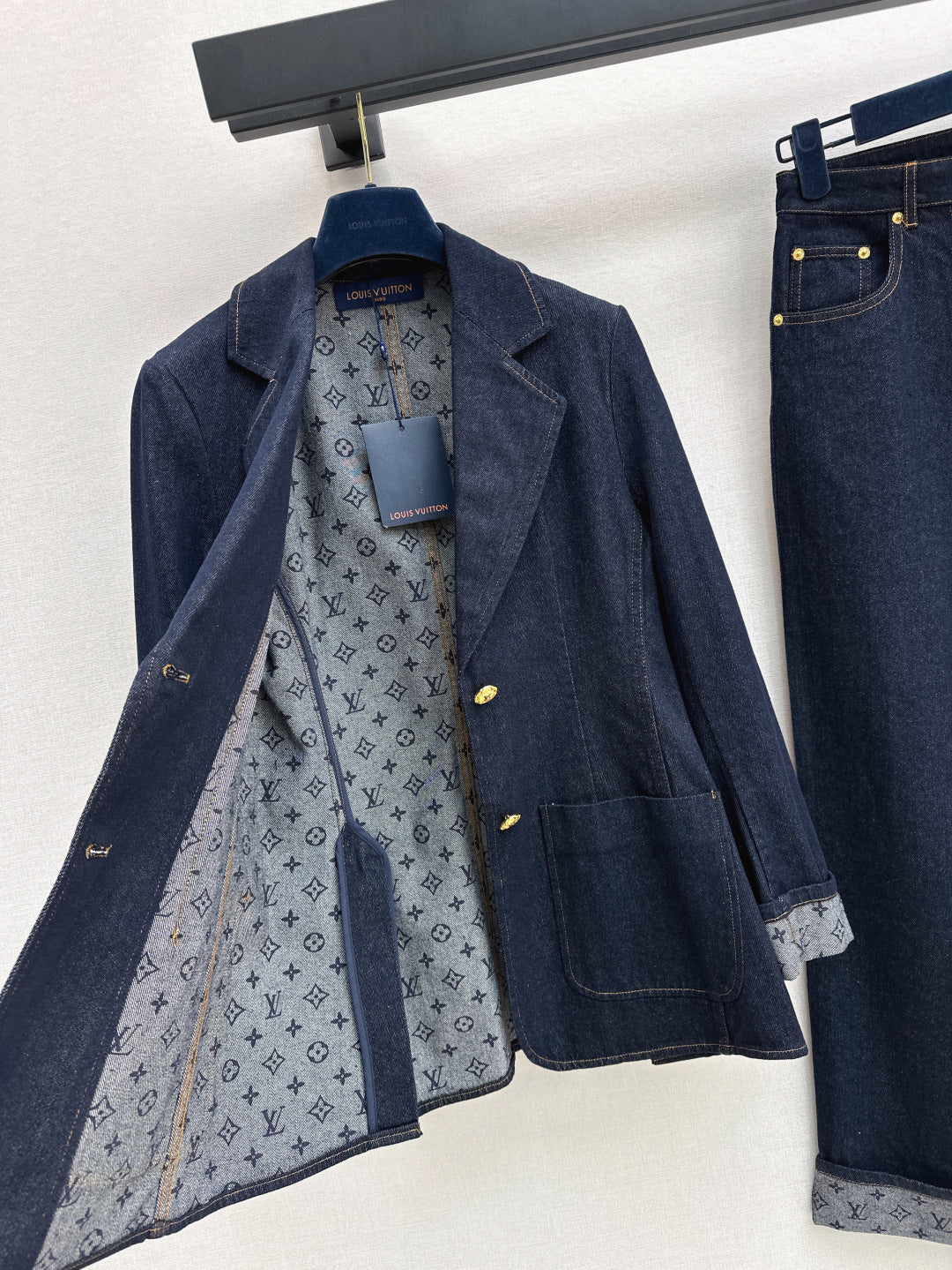 25fw denim blazer