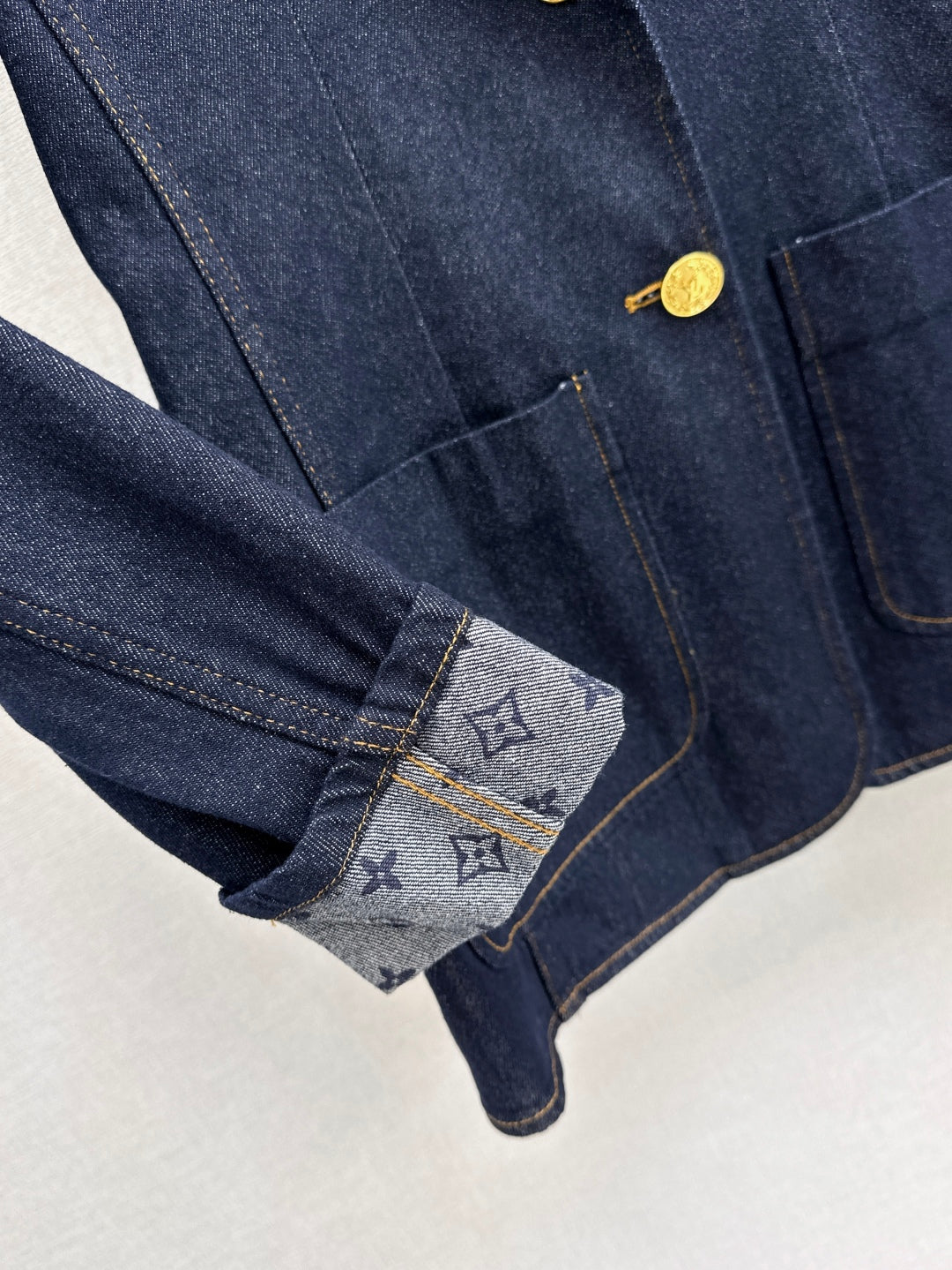 25fw denim blazer