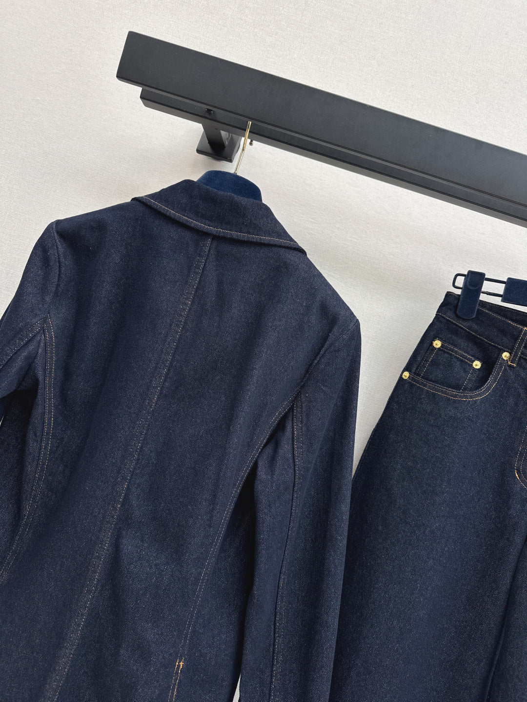 25fw denim blazer