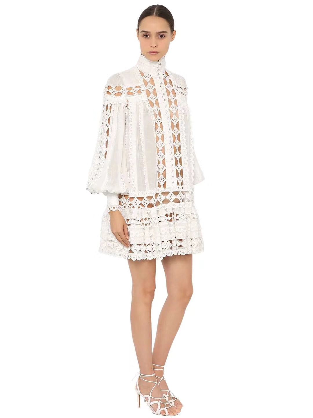 25ss embroidered dress
