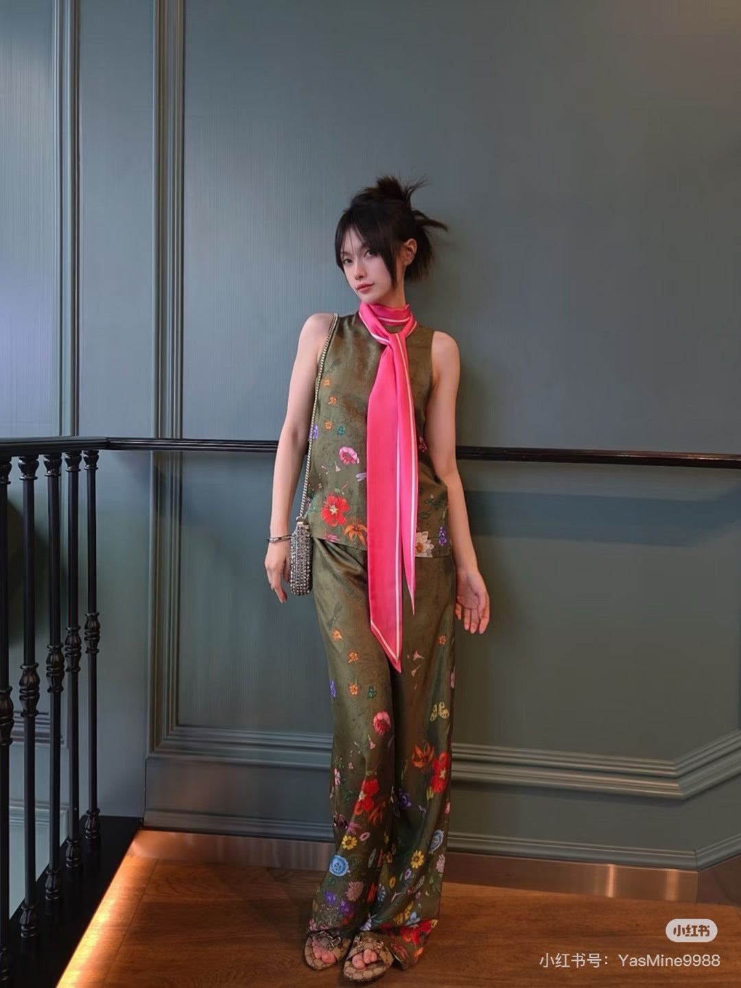 25fw printed pants