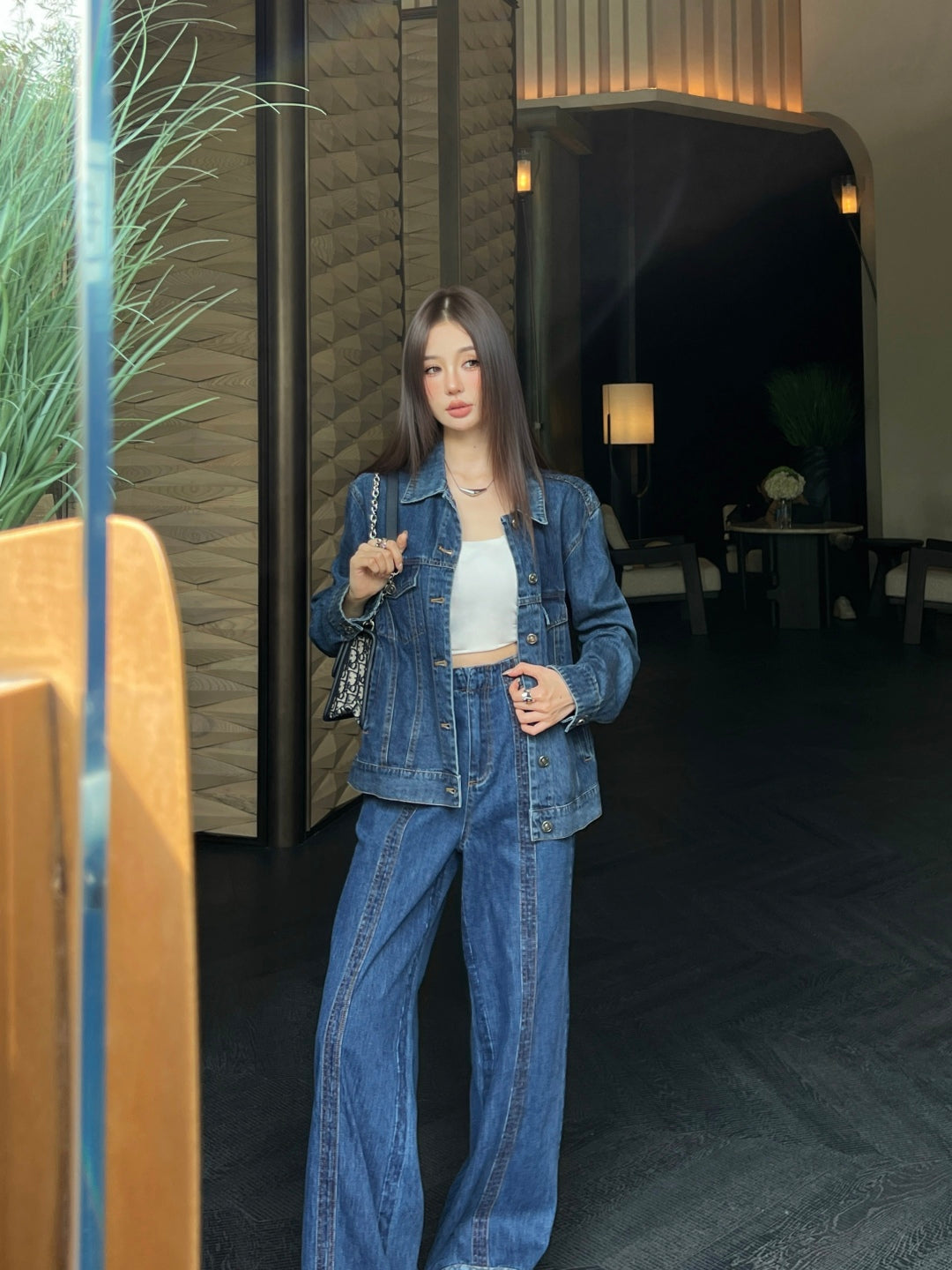 25fw jacquard jeans