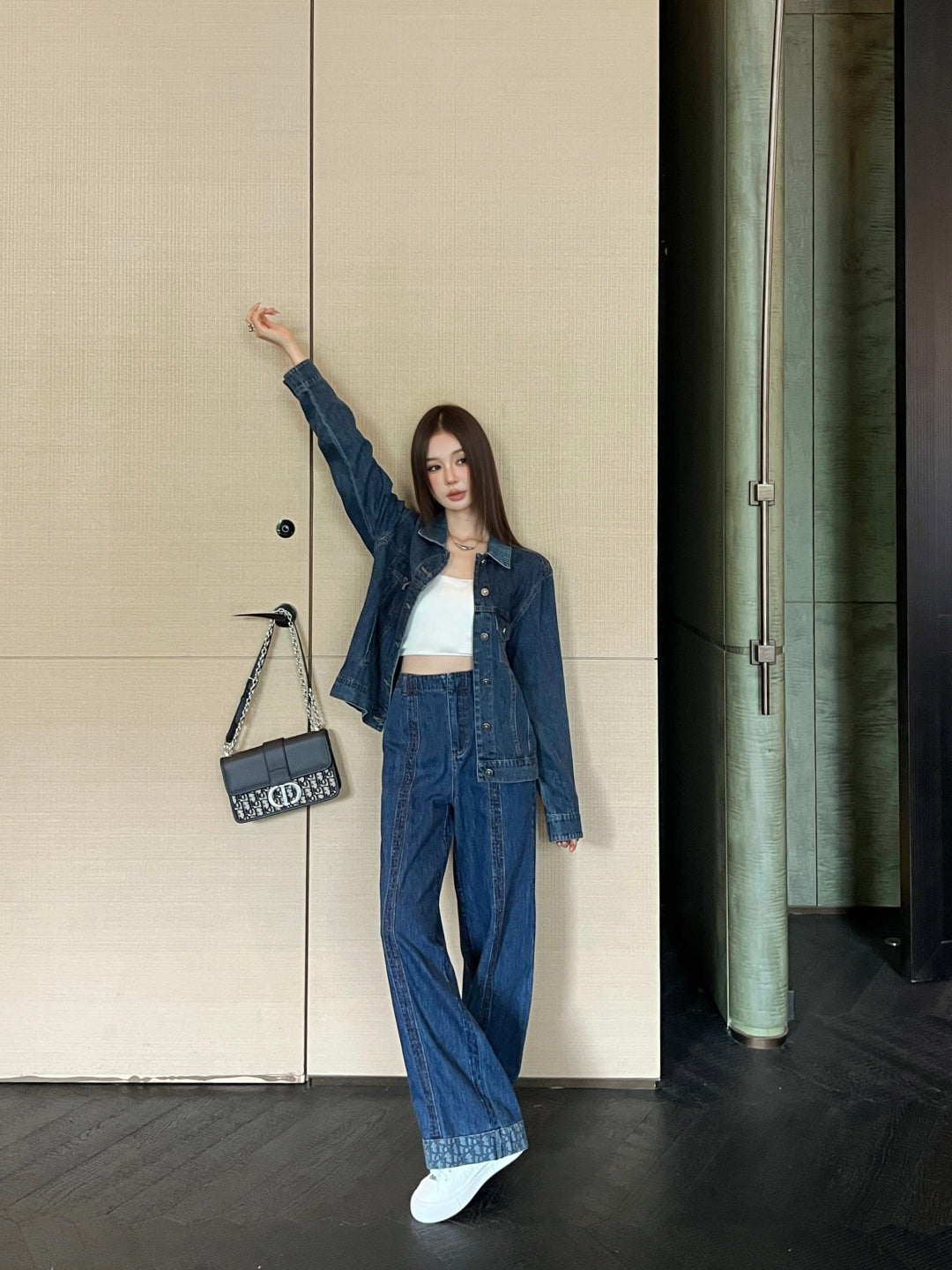 25fw jacquard jeans