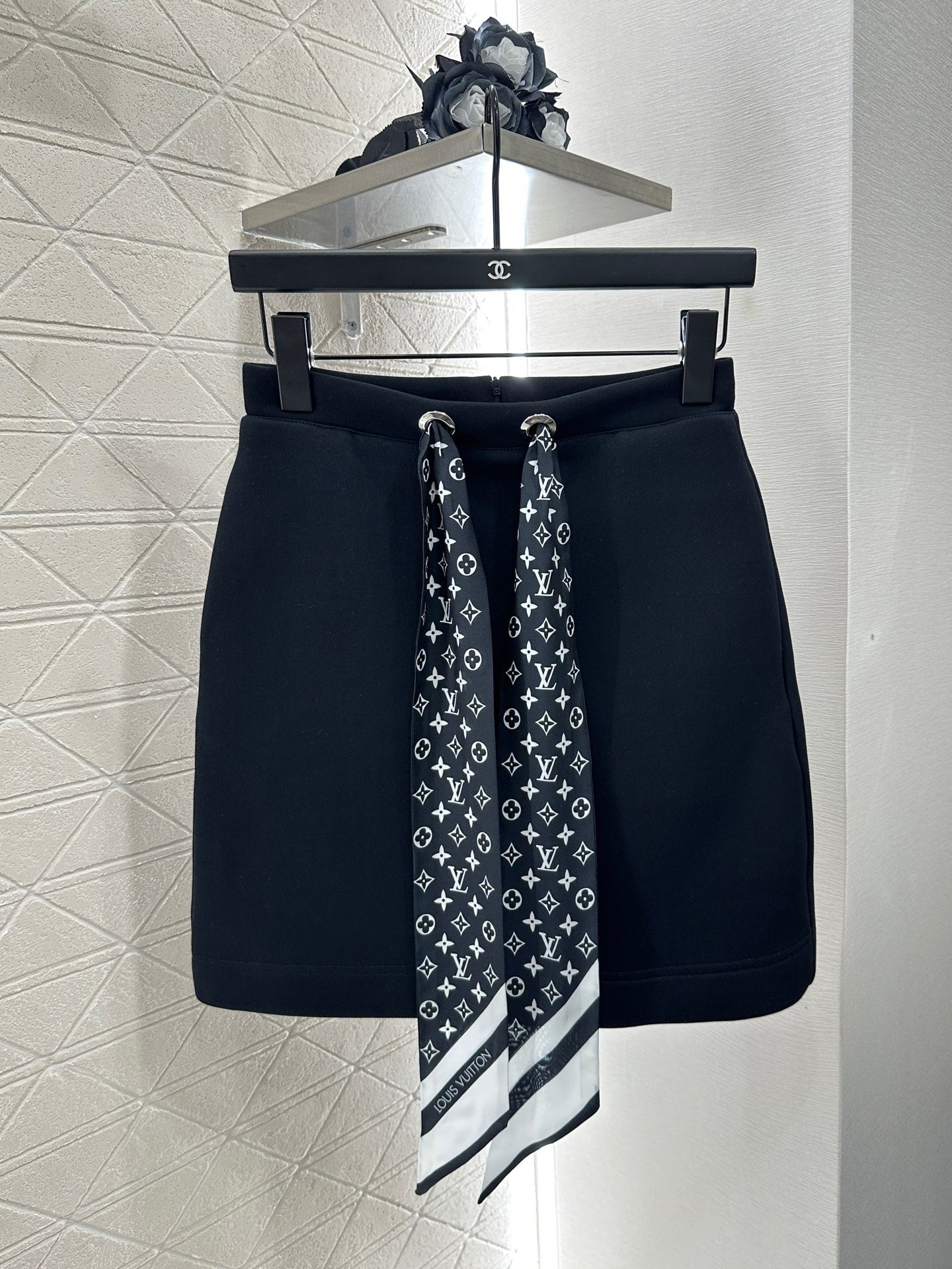2025 new products Silk sweater skirt set