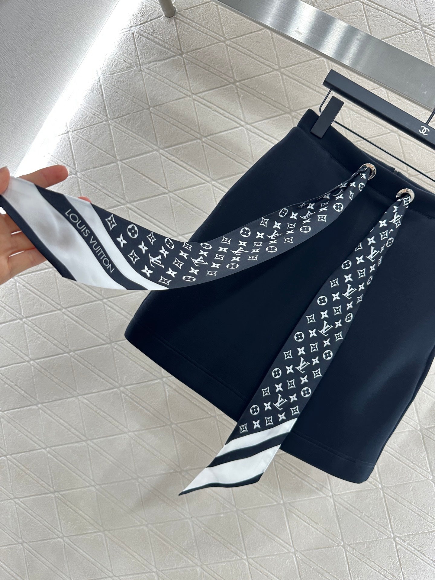 2025 new products Silk sweater skirt set