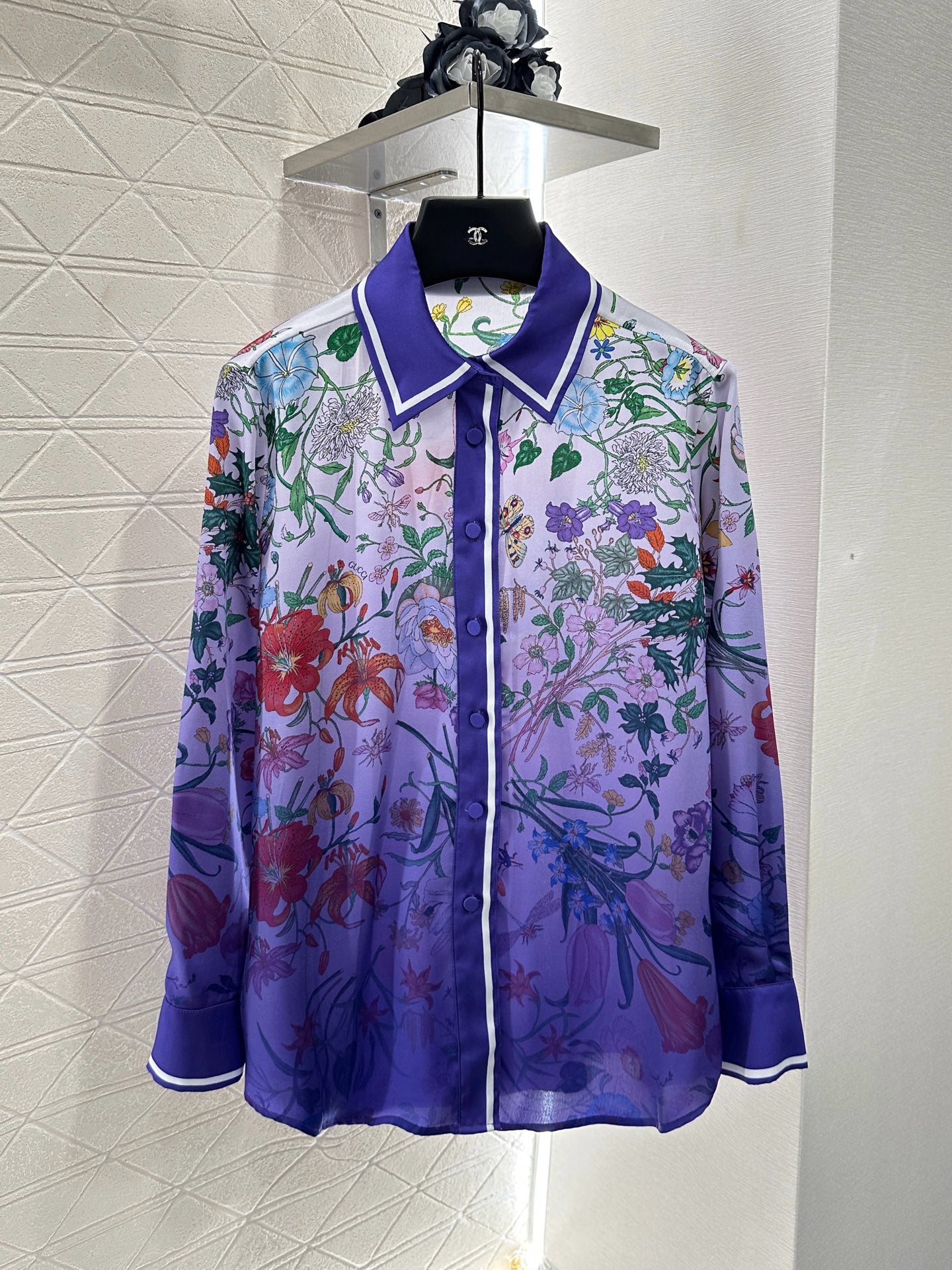 2025 New Work Long-sleeved shirt and skirt set
