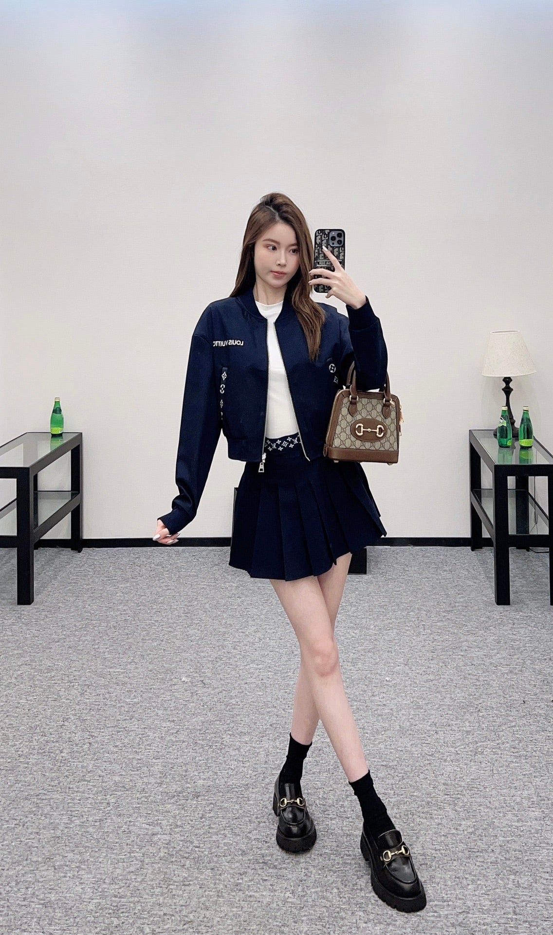 2025 New Arrivals Reversible Jacket and Skirt Set
