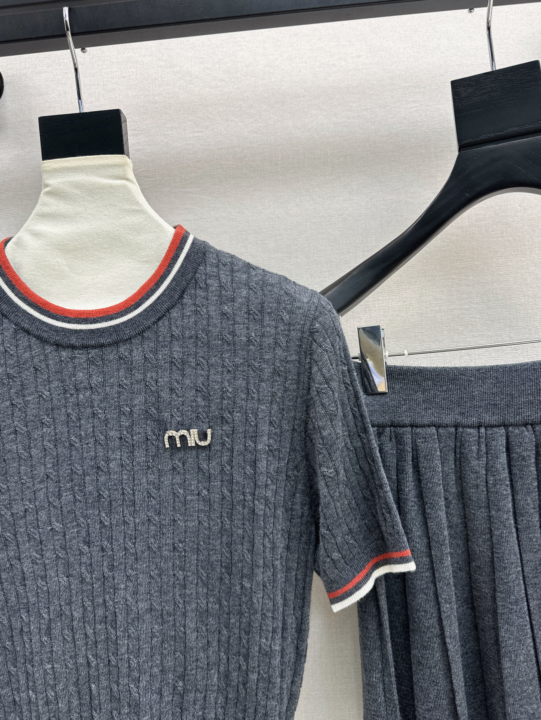 25fw knitted suit