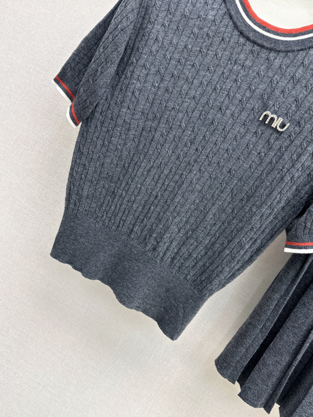 25fw knitted suit