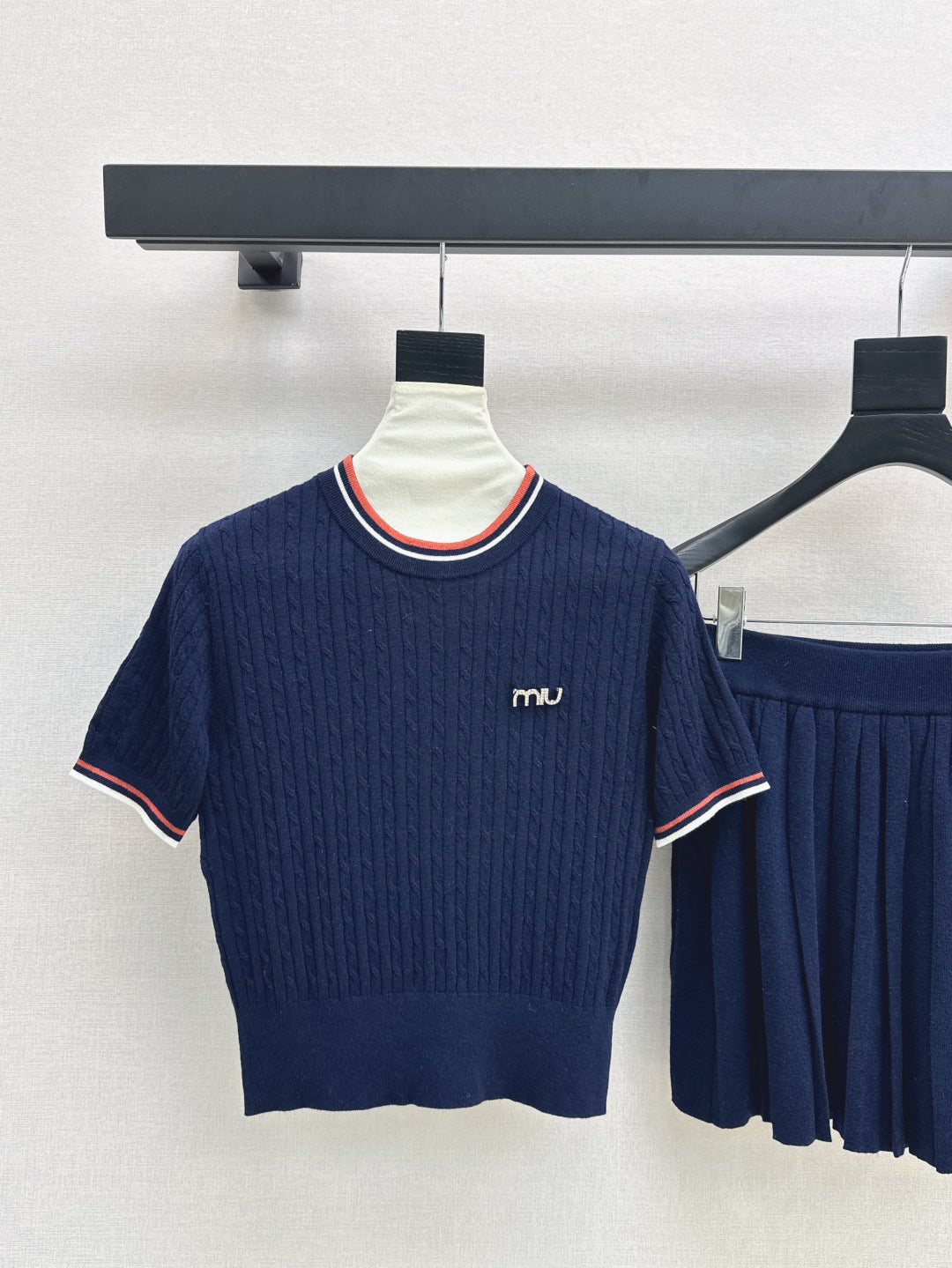 25fw knitted suit