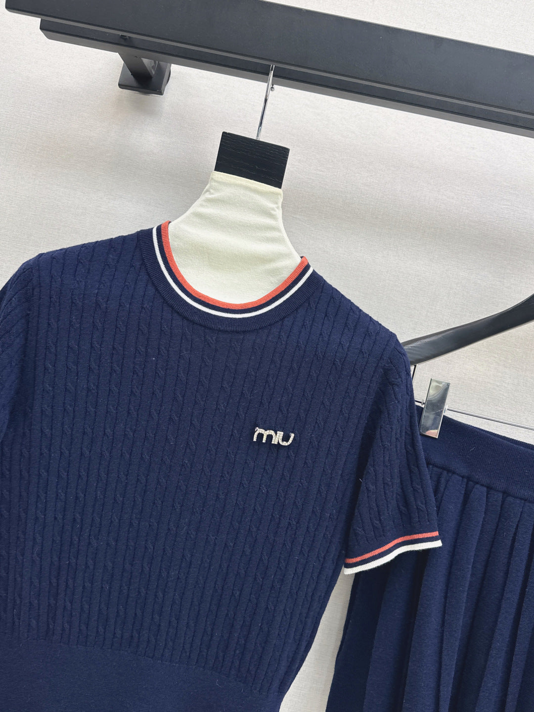 25fw knitted suit