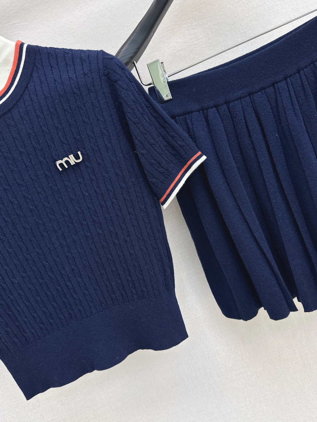 25fw knitted suit