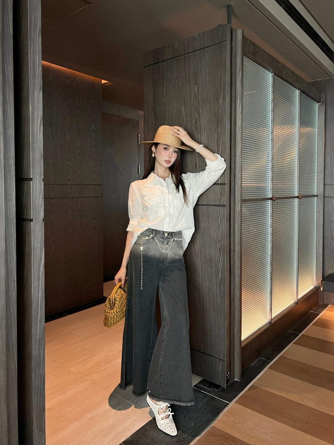 25fw flared jeans