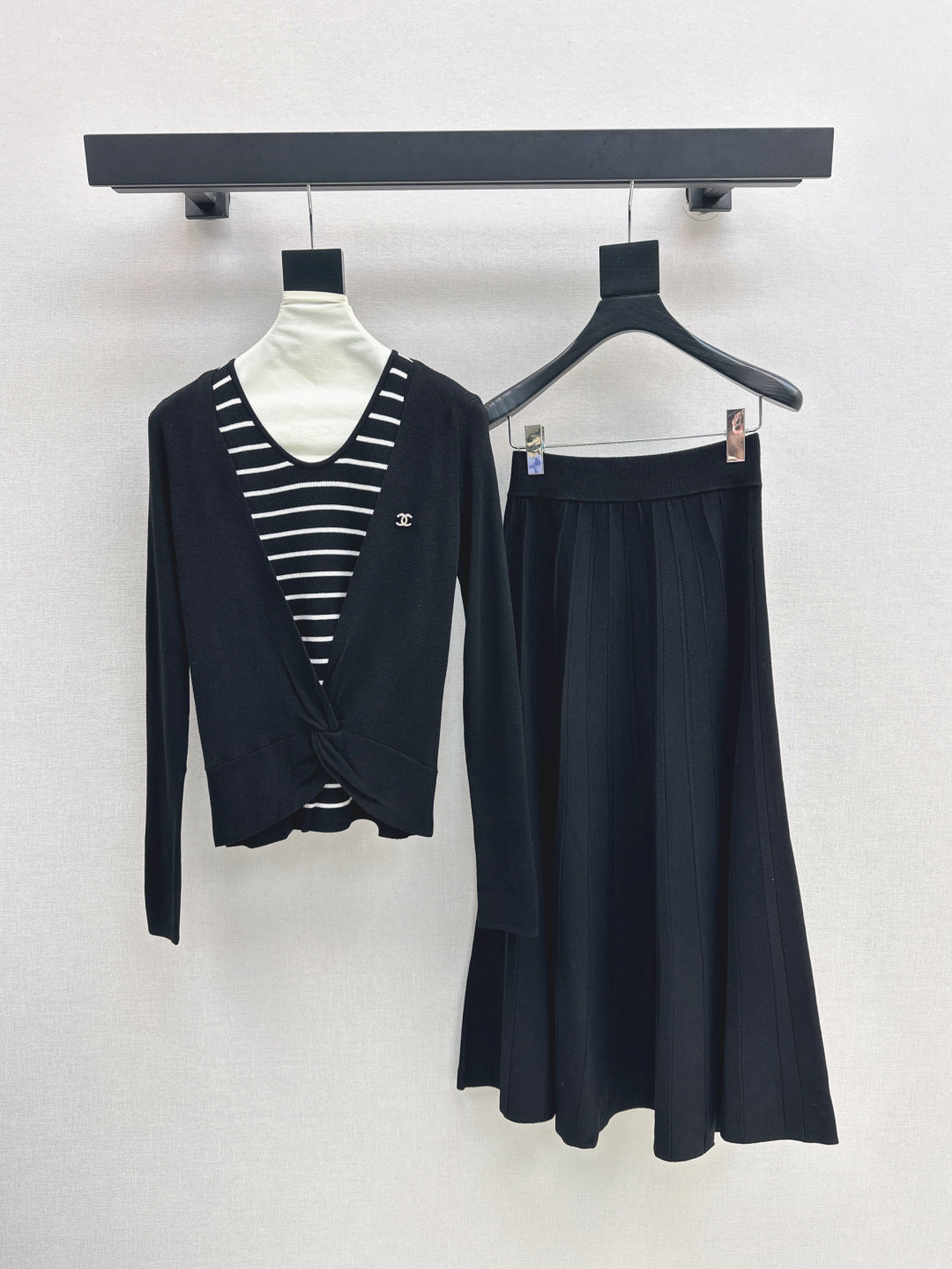25fw knitted suit