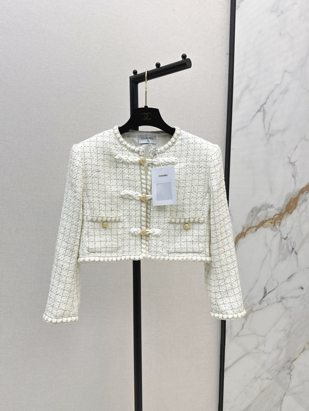 25fw woven crop jacket