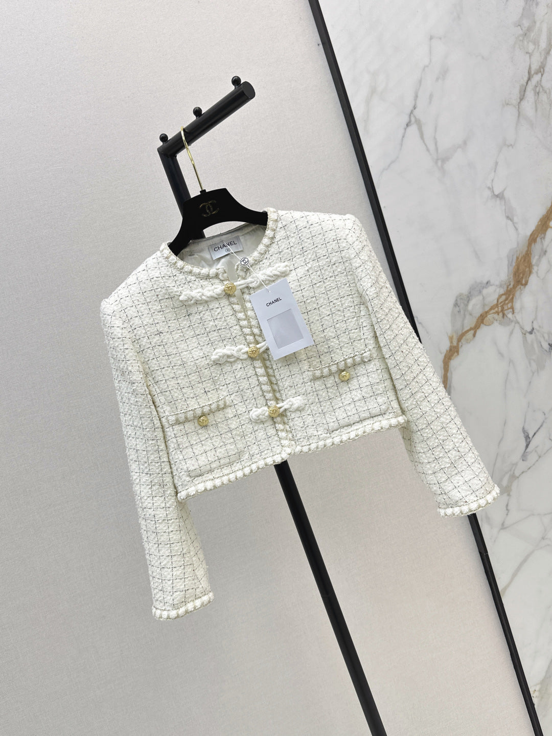 25fw woven crop jacket