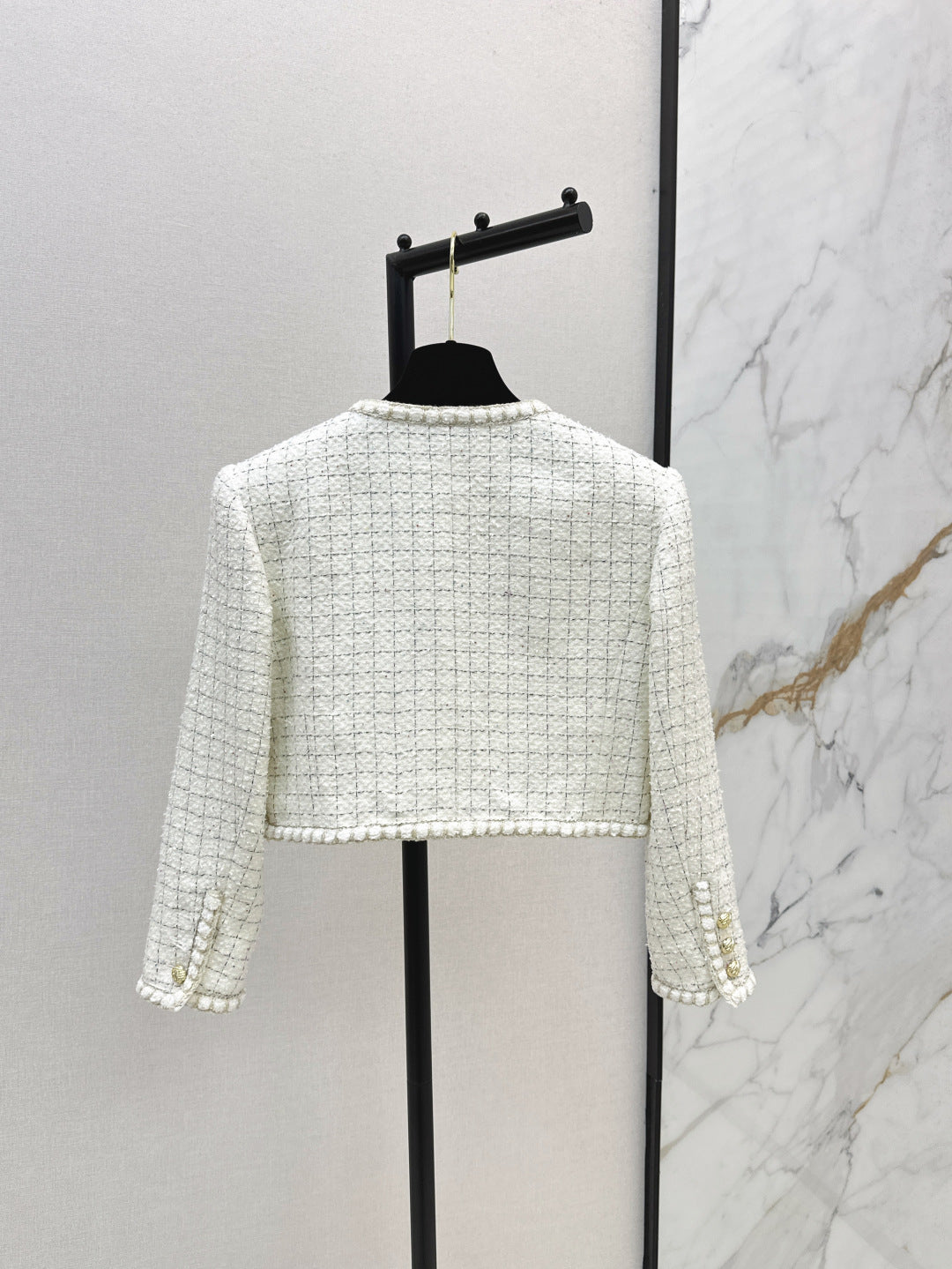 25fw woven crop jacket