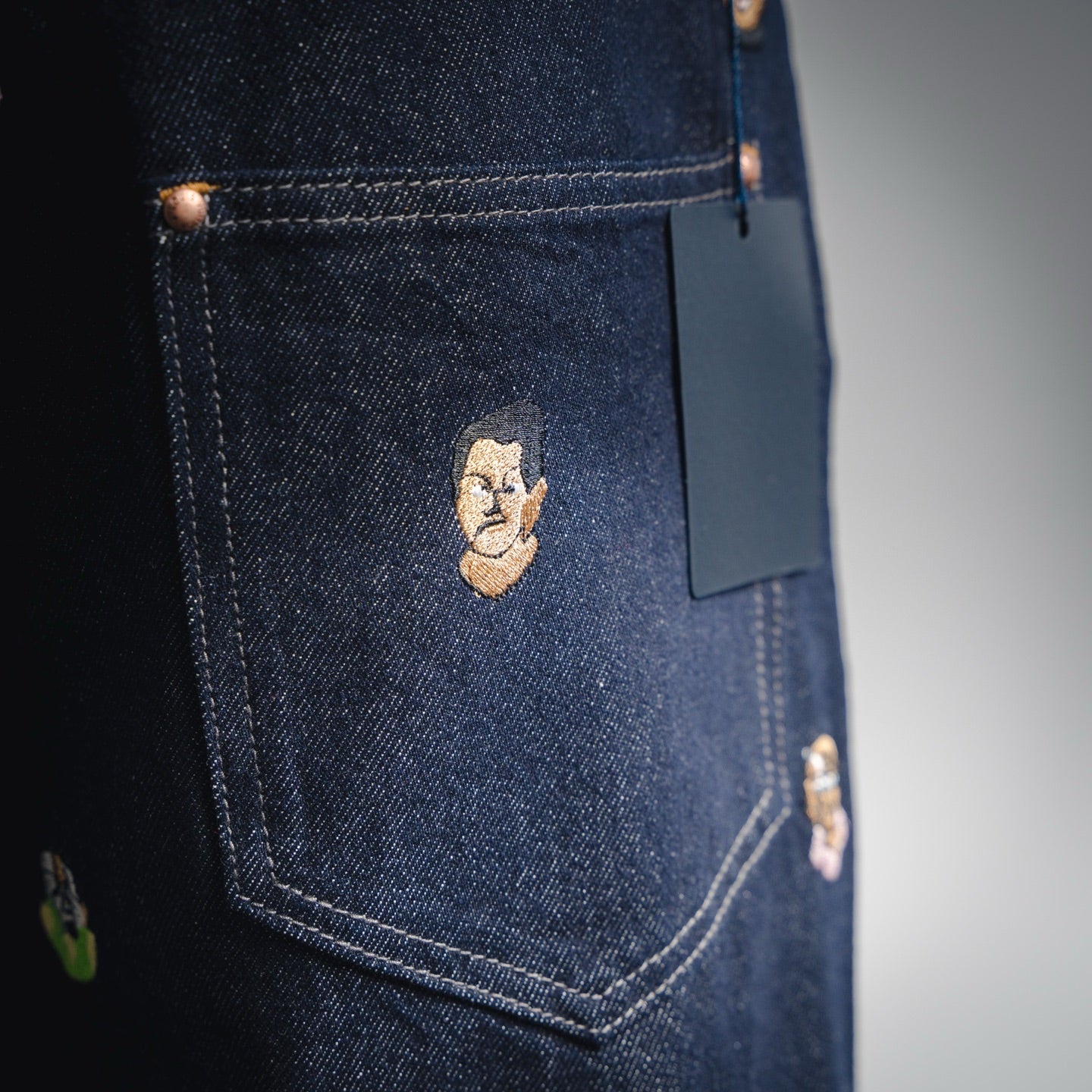 25fw embroidered jeans