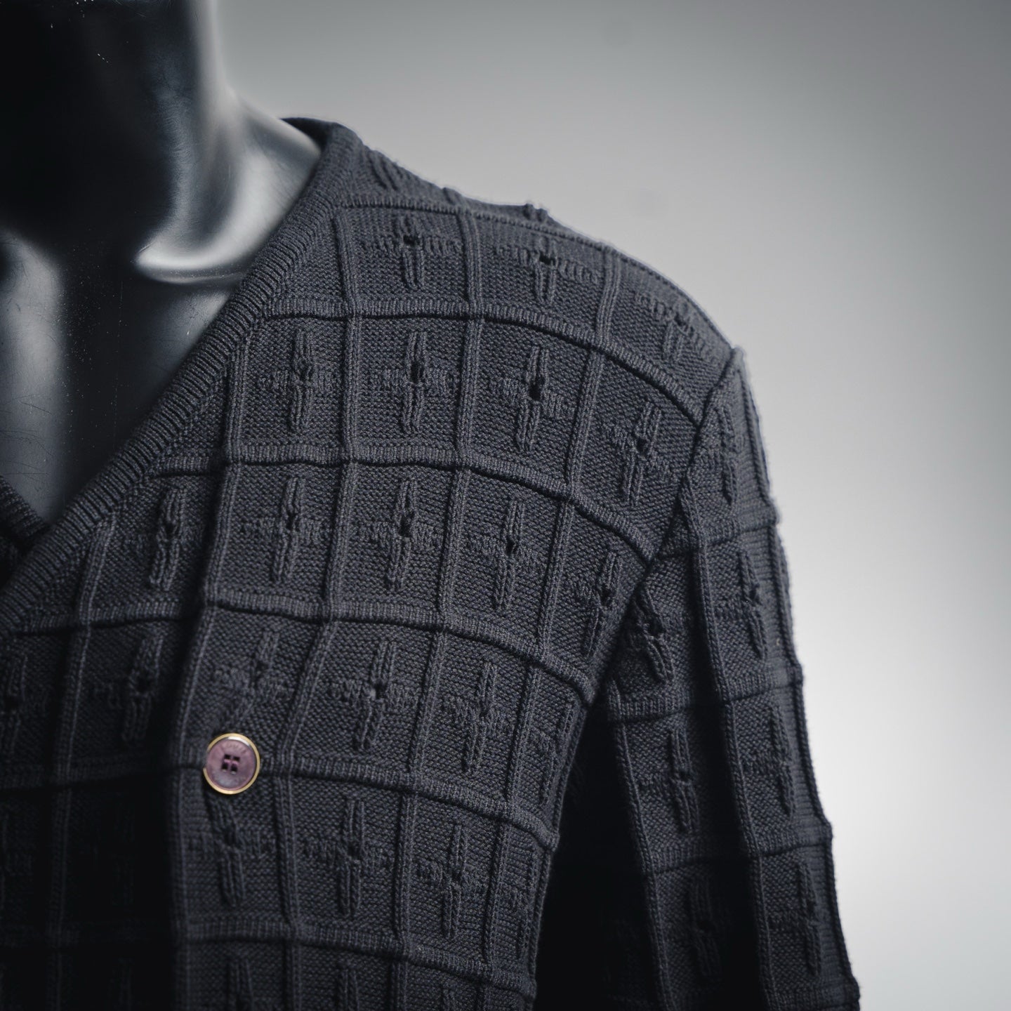 25fw knitted cardigan