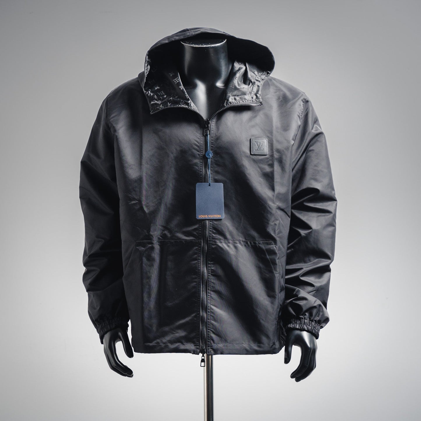 reversible jacquard jacket