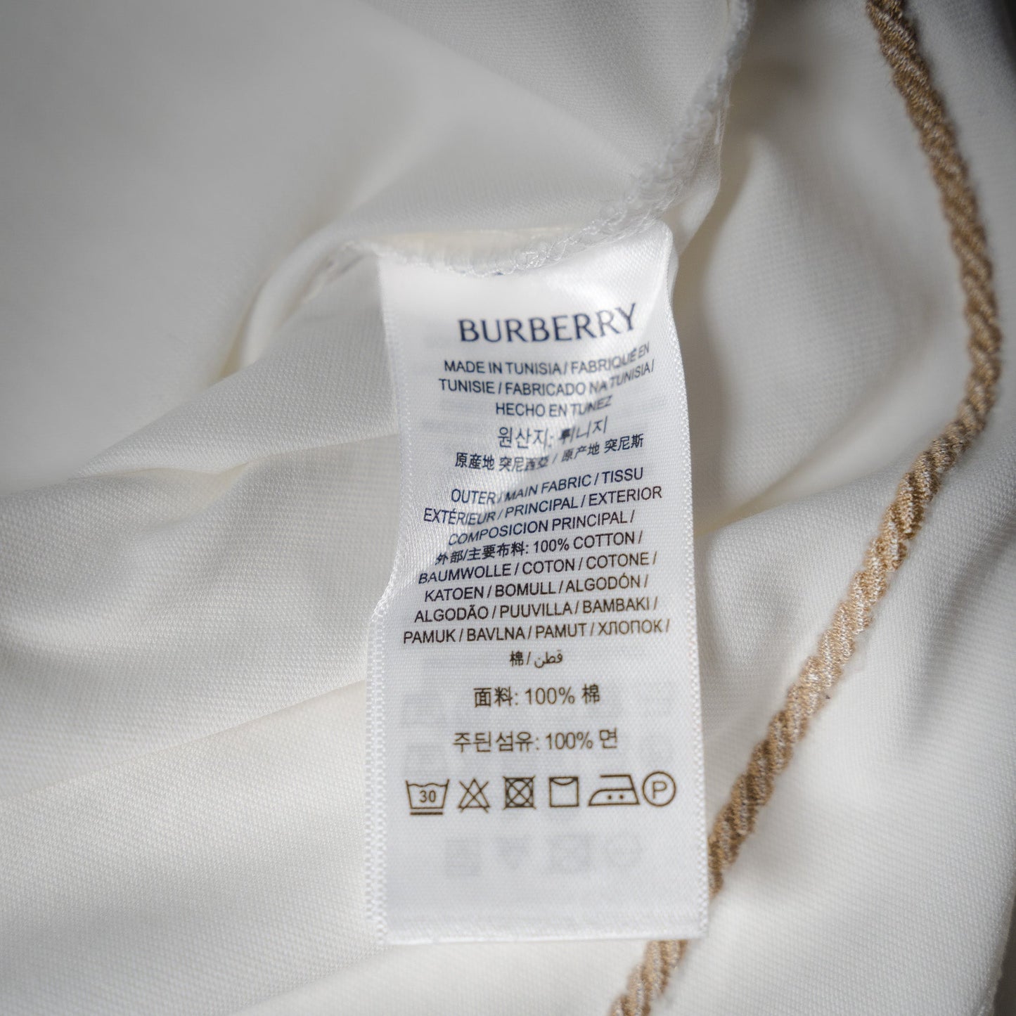25ss embroidered t-shirt