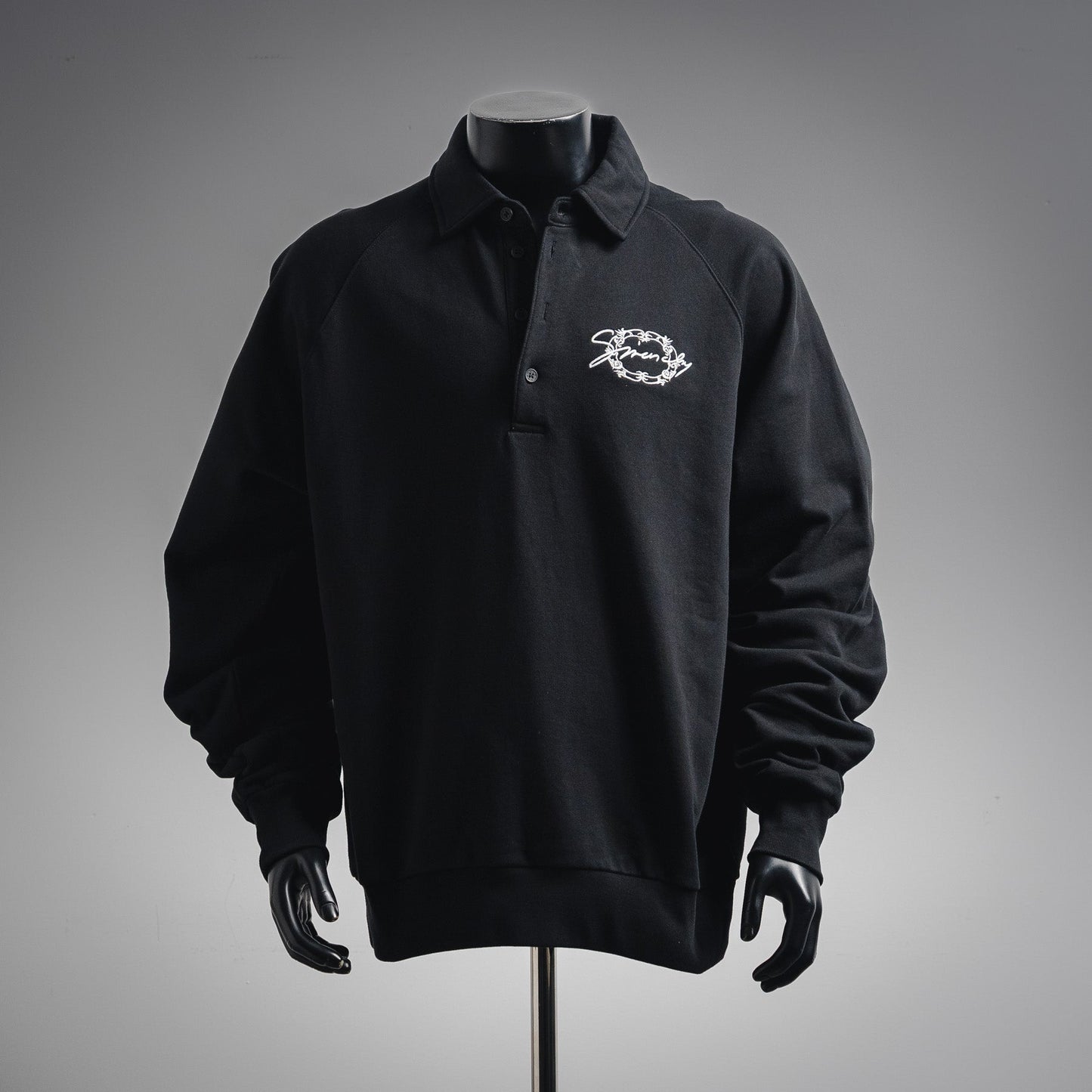 25fw embroidered sweatshirt