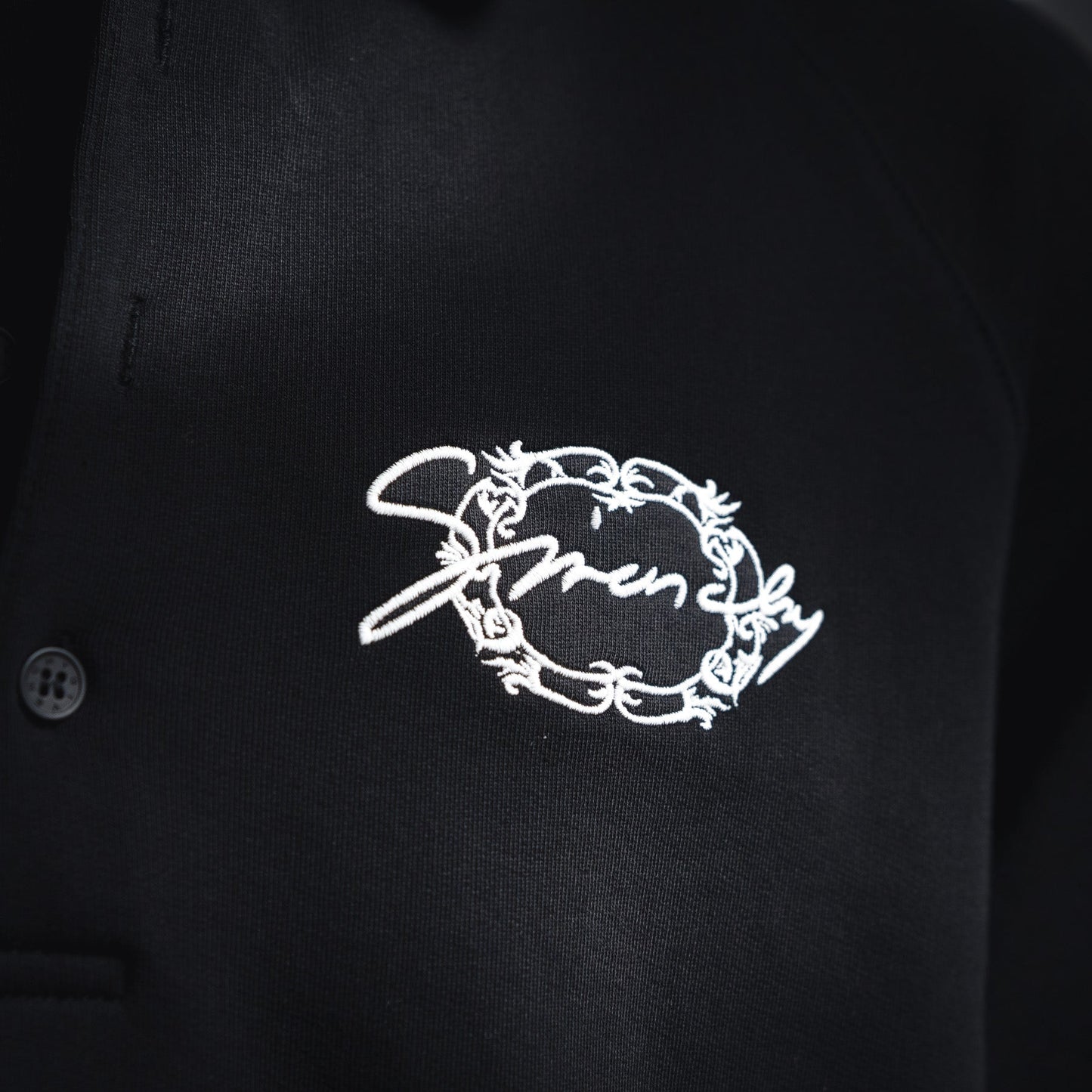 25fw embroidered sweatshirt