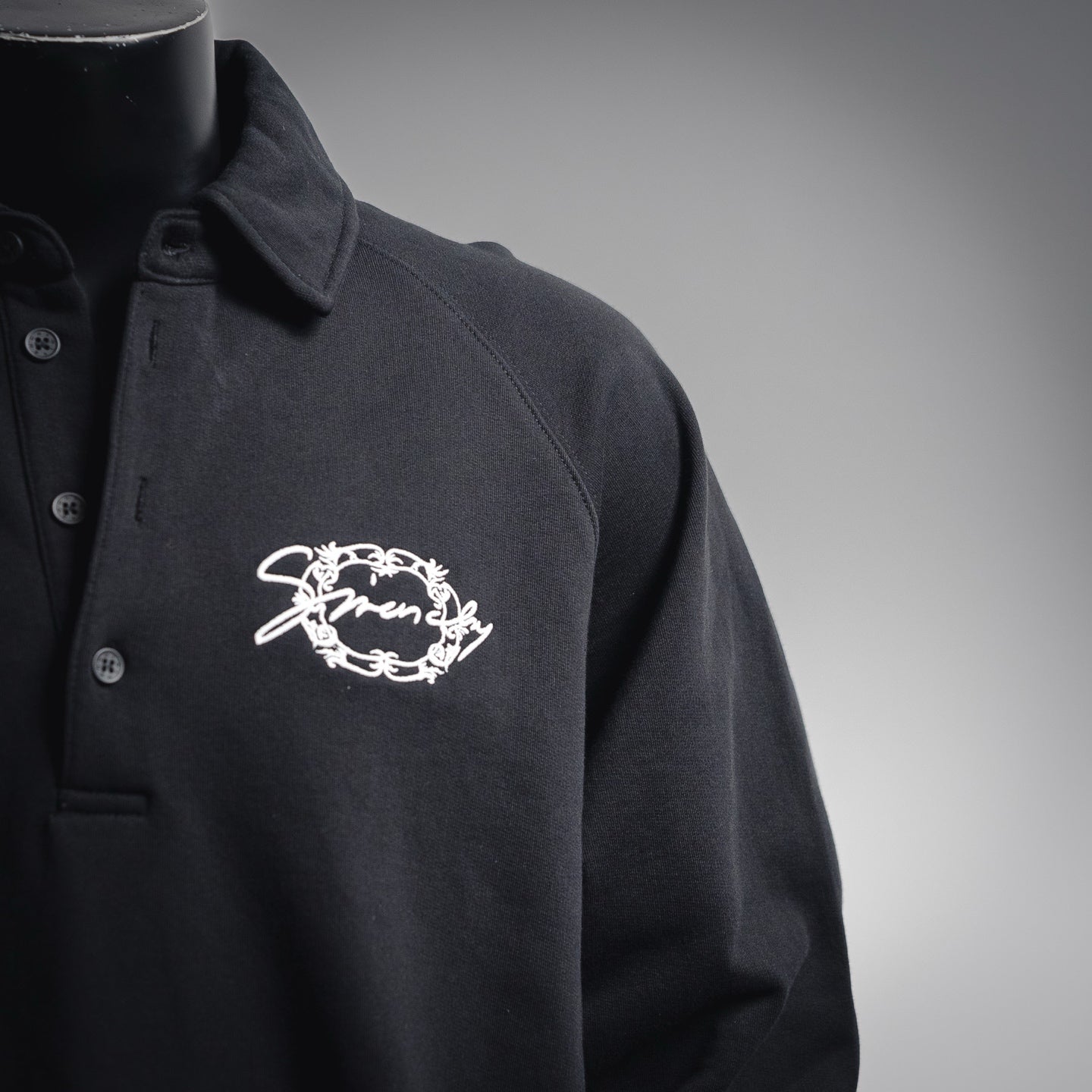 25fw embroidered sweatshirt