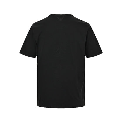 Semi-hand-painted embroidered short sleeves