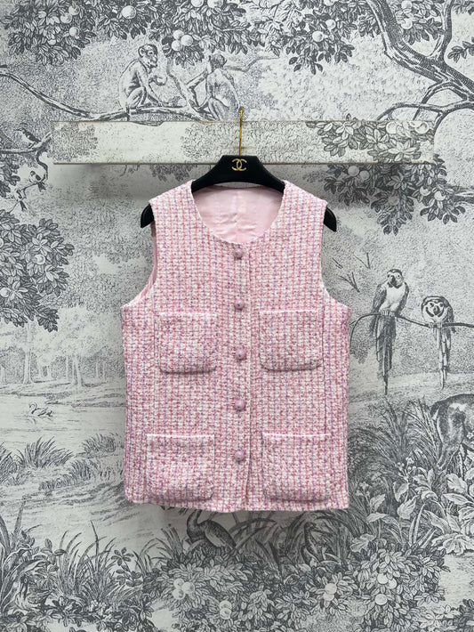 25 Early Spring New Tweed Vest