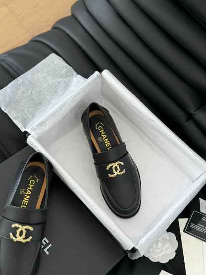 new double C buckle Mary Jane loafers