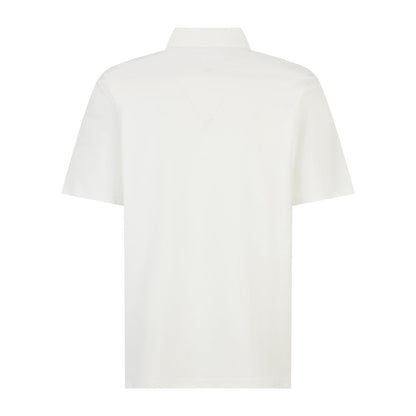 25 Nylon patchwork pocket polo shirt