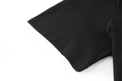 25 Nylon patchwork pocket polo shirt