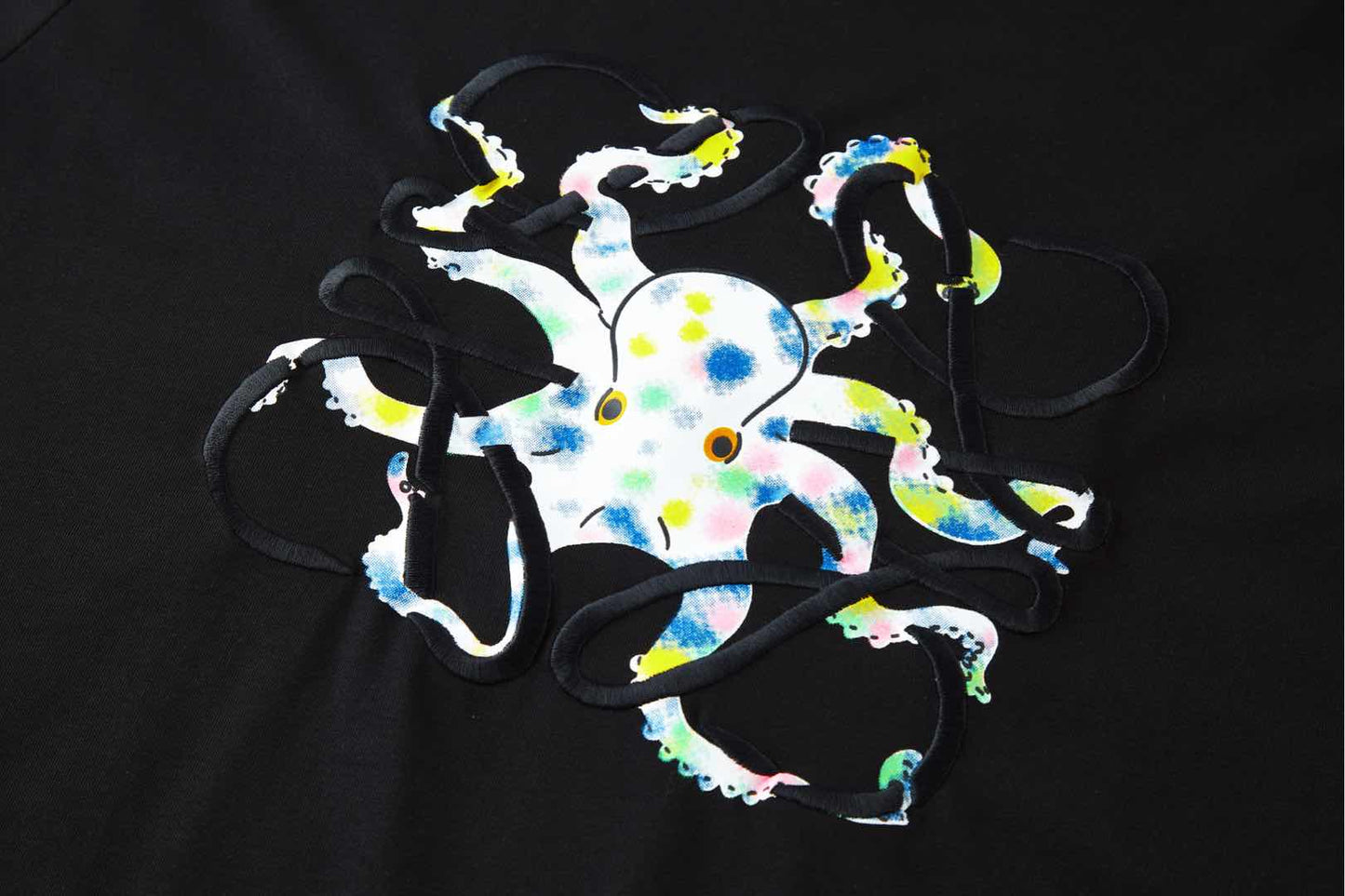 25ss Octopus embroidered short sleeves