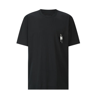 Lock pendant short sleeves